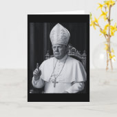 面白いトランプ大統領、次のローマ法王になりたい Ch カード (黄色い花)