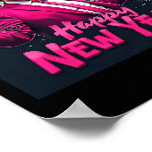 面白いトランプ新年パーティ2025 トランプ新年新 ポスター (角)