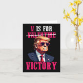 面白いトランプ バレンタインデー Vは勝利 トランプ カード (黄色い花)