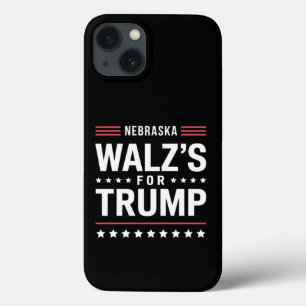 面白いトランプ ヴァンス ワルツ トランプ ネブラスカ州 iPhone 13ケース