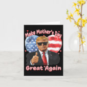 面白いトランプ 母の日 母の日を再び偉大に カード (黄色い花)