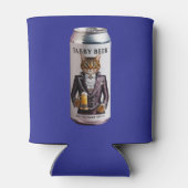 面白いトラ猫ビール 缶クーラー (裏面)