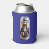 面白いトラ猫ビール 缶クーラー (缶裏面)
