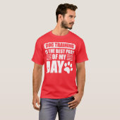 面白いドッグトレーナー 動物行動学者 ジョーク Tシャツ (正面フル)