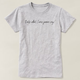 面白いドット私が言おうとしたこと麻雀スクリプト Tシャツ