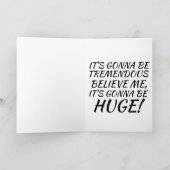 面白いドナルド・トランプのクリスマスカード, ユニークなトランプ大統領のクリスマスメッセージカード カード (内部)