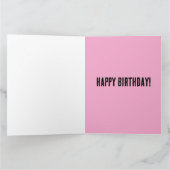 面白いドナルド・トランプの誕生日カード 彼女に カード (内部)