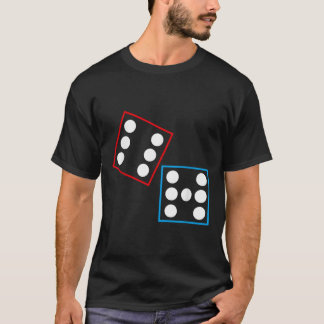 面白いドミノ6 7 ミーム 67 ドミノ 数学好き  Tシャツ
