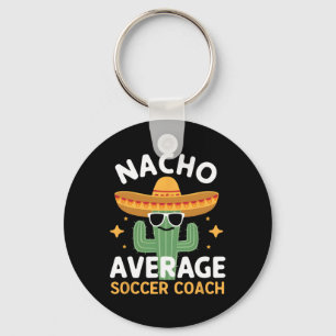 面白いナチョ平均サッカーコーチシンコデマヨメキシコ キーホルダー