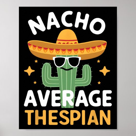 面白いナチョ平均的な俳優 シンコ デ マヨ メキシコ ポスター (正面)
