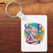 面白いナナの誕生日ジョークギフト キーホルダー (正面)