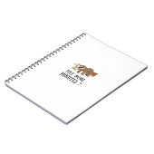 面白いナマケモノ 寝る時間はあと5分 パジャマ ノートブック (左側)