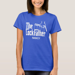 面白いナローボートオーナーのロックファーザーのパロディ Tシャツ