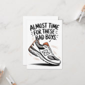 面白いニューバランスの誕生日 父の日 新しいパパ カード (正面/裏面インサイチュ)