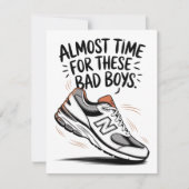 面白いニューバランスの誕生日 父の日 新しいパパ シーズンカード (正面)