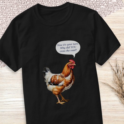 面白いニワトリのキャプション 変な農場の動物 Tシャツ