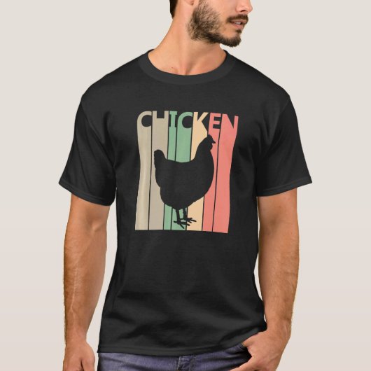 面白いニワトリのコスチューム Tシャツ (正面)