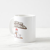 面白いニワトリのデザイン チキン好きな人へ コーヒーマグカップ (正面左)
