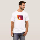 面白いニワトリのフレーズ Tシャツ (正面フル)