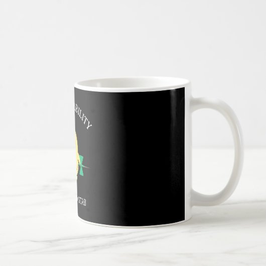 面白いニワトリの臨床検査技師 ステビリティがあるよ コーヒーマグカップ (右)