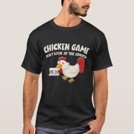 面白いニワトリのTシャツ Don't Look At The Chicken Tシャツ