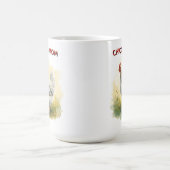 面白いニワトリママ農場 コーヒーマグカップ (中央)