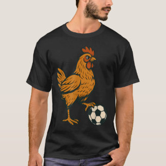 面白いニワトリ Tシャツ