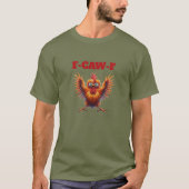 面白いニワトリ Tシャツ (正面)