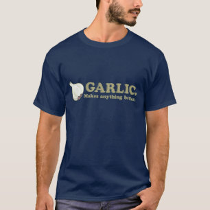 面白いニンニク メンズTシャツ Tシャツ