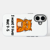 面白いネコ Case-Mate iPhoneケース (裏面 (横))