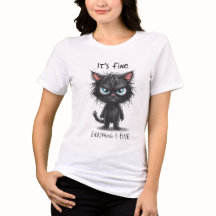面白いネコTシャツ | 大丈夫だよ Tシャツ