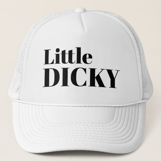 面白いノベルティベースボール LITTLE DICKY キャップ (正面)
