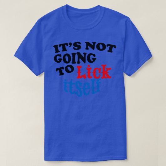 面白いノベルティ Tシャツ (デザイン正面)