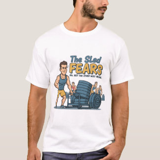 面白いハイブリッドアスリート スレッドプッシュTシャツ Tシャツ