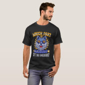 面白いハスキー犬ハスキー Tシャツ (正面フル)