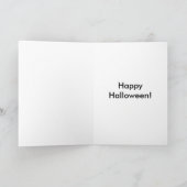 面白いハロウィンもしのかかし私は脳しか持っていなかった カード (内部)