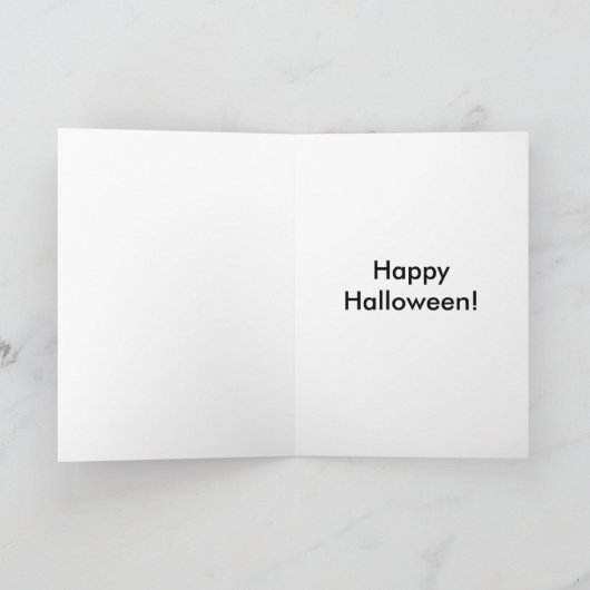 面白いハロウィンもしのかかし私は脳しか持っていなかった カード (内部)