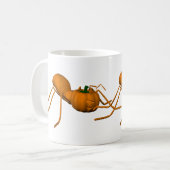面白いハロウィンアリ コーヒーマグカップ (正面左)