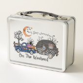 面白いハロウィンキャンプ メタルランチボックス (裏面)