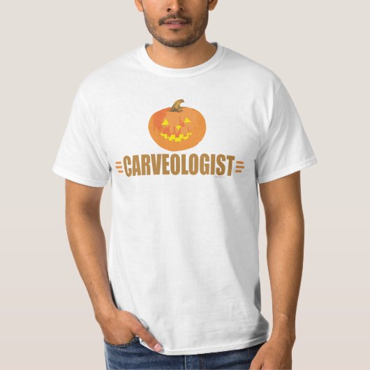 面白いハロウィンジャック – O – ランタン恋人 Tシャツ (正面)