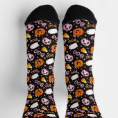 面白いハロウィンソックス ソックス (上部)