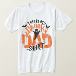 面白いハロウィン🎃パパティーブーホラー👻幽霊シャツ Tシャツ
