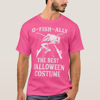 面白いハロウィンプンフィッシャーマン魚釣りハロウィーンCo Tシャツ