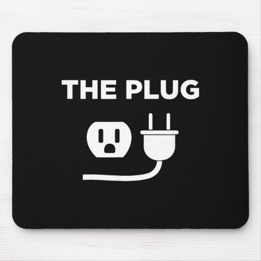 面白いハロウィンメメコスチューム The Plug マウスパッド (正面)