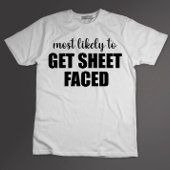 面白いハロウィン保に直面したシートに最も可能性が高い Tシャツ