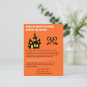 面白いハロウィン実在エステート シーズンポストカード (スタンド正面)