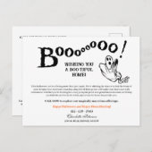 面白いハロウィン実在エステート シーズンポストカード (正面/裏面)
