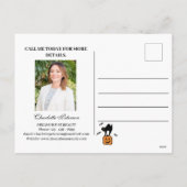 面白いハロウィン実在エステート シーズンポストカード (裏面)