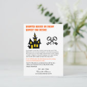 面白いハロウィン実在エテート農業 シーズンポストカード (スタンド正面)