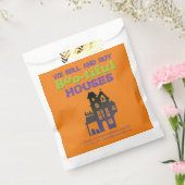 面白いハロウィン幽霊のよく出るハウス実在エステートトリート フェイバーバッグ (封をした状態)